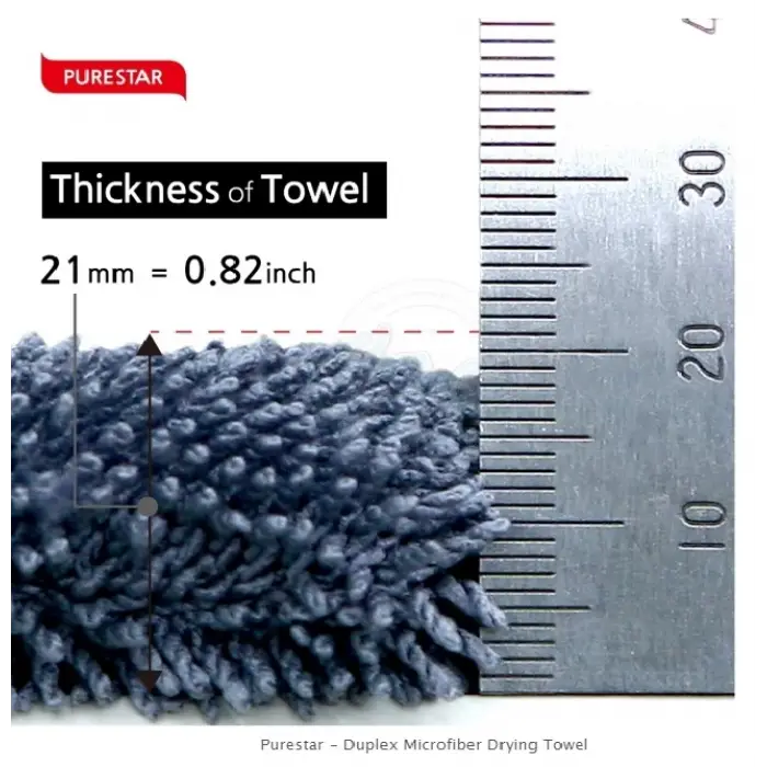 Purestar dublex twıst towel 45x75 cm