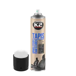 K2 TAPIS KUMAŞ VE HALI TEMİZLEME KÖPÜĞÜ 600ML FIRÇALI