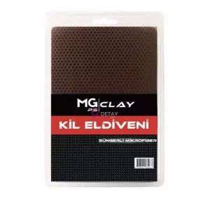 MG PS Kil Eldiveni 21x16 cm (Kırmızı) - Clay Mitt Glove Yüzey Temizleme Kili