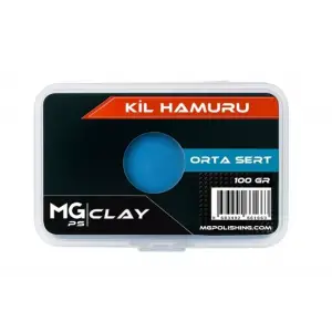 MG PS Orta Sert Yüzey Temizleyici Kil Hamuru 100 gr (Mavi) - Clay Bar Temizleme Kili