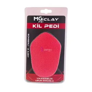 MG PS Yedek Cırtlı El Kil Pedi (2 Adet) 12x8 cm - Aplikatör Clay Pad Sponge Block