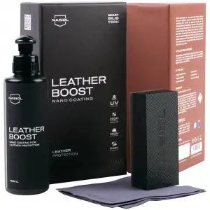 Nasiol Leatherboost Araç,Ev,Ofis Deri Yüzeyler için Nano Kaplama-Deri Bakımı-1 Yıl Dayanım-150ml