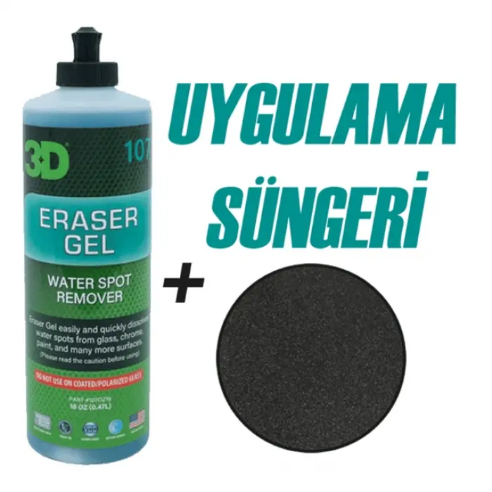 3D Eraser Cam Ve Boya Için Kireç Lekesi Giderici 500ML