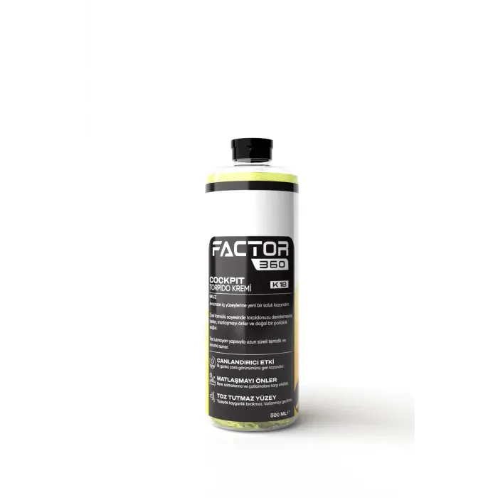 Factor360 Cockpit Torpido Kremi Muz Kokulu 500 ML