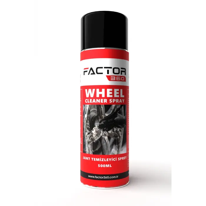Factor360 Otomobil Araç Jant Temizleyici Aerosol 500 ML