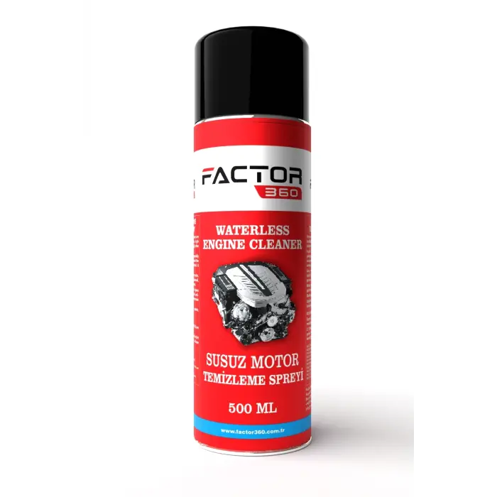 Factor360 Otomobil Araç Susuz Motor Temizleme Aerosol 500 ML