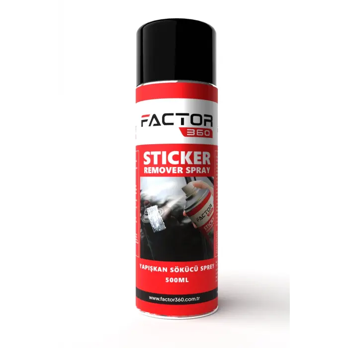 Factor360 Otomobil Araç Yapışkan Etiket Sökücü Aerosol 500ML