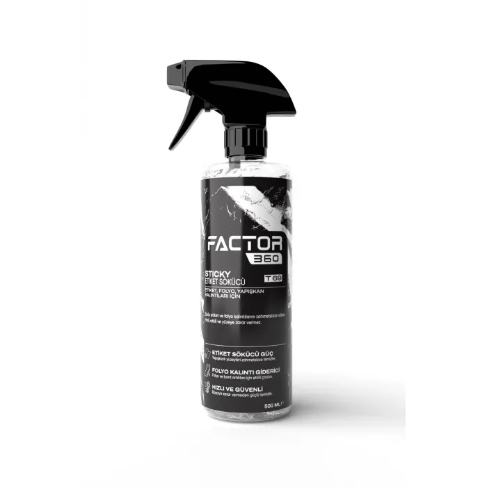 Factor360 Sticky Etiket Folyo Sökücü 500 ML