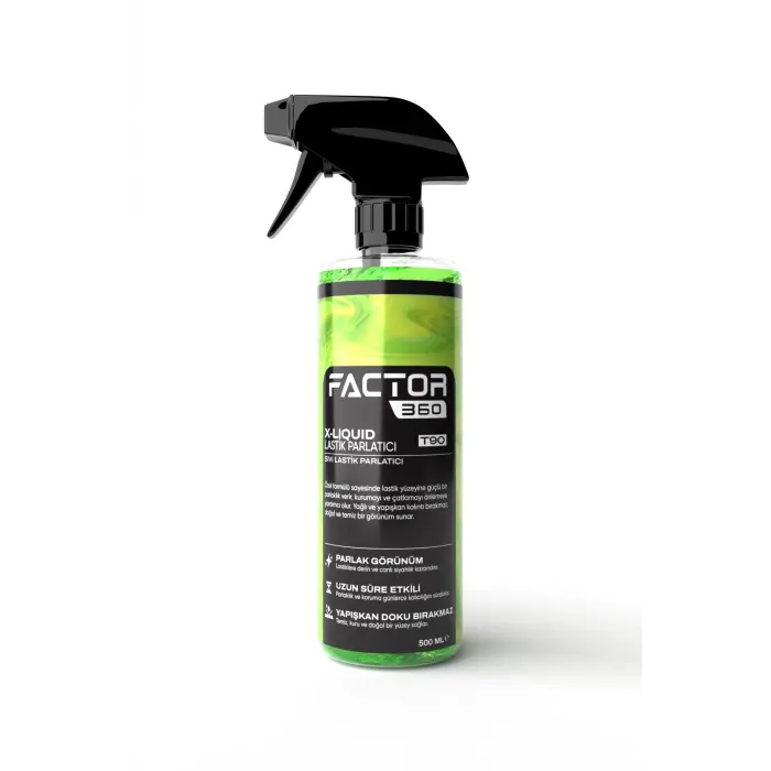 Factor360 X Liquid Sıvı Lastik Parlatıcı 500 ML
