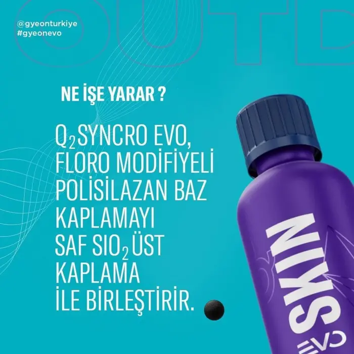 GYEON Q² Syncro EVO Light Box Çift Katman Seramik Kaplama - 30 Ml + 30 Ml