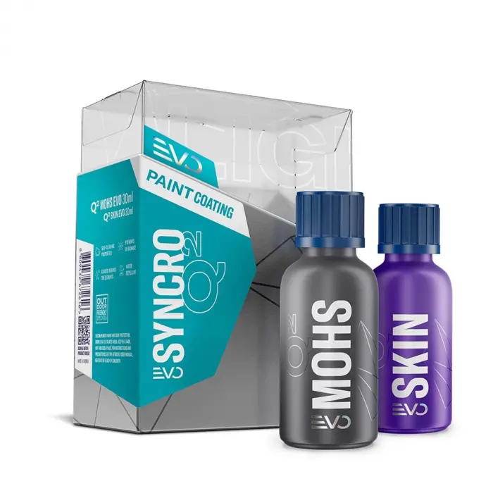 GYEON Q² Syncro EVO Light Box Çift Katman Seramik Kaplama - 30 Ml + 30 Ml