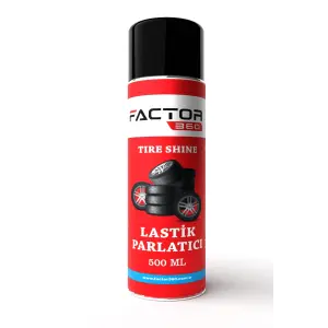 Factor360 Otomobil Araç Lastik Parlatıcı Aerosol 500 ML