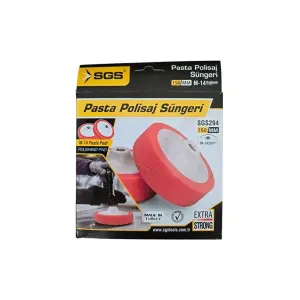Sgs Pedli Pasta Polisaj Süngeri - 150 mm. - M14 Bağlantı - 1 Adet