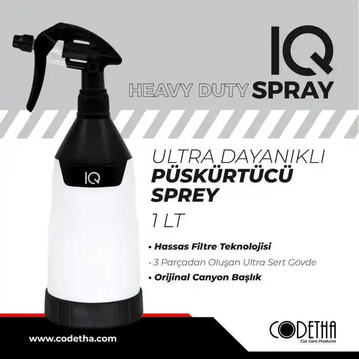 IQ ULTRA DAYANIKLI PÜSKÜRTÜCÜ SPREY HEAVY DUTY SPRAY 1 LT