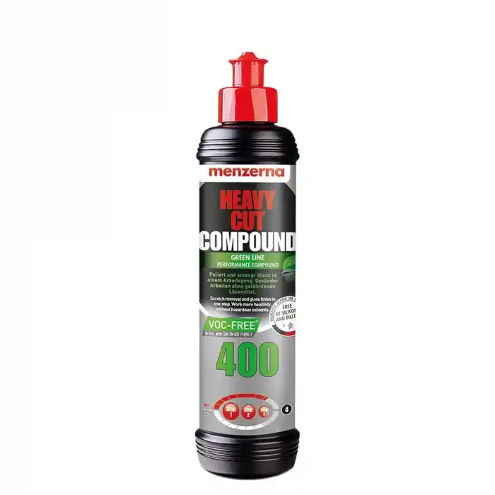 MENZERNA 400 Yeşil Seri Ağır Çizik Giderici Kalın Pasta - 250 ml green line