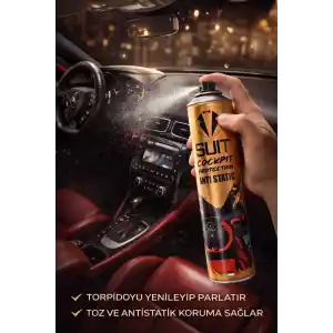 SUİT COCKPİT PROTECTİON ANTİ STATİC(TORPİDO PARLATICI) 750ML