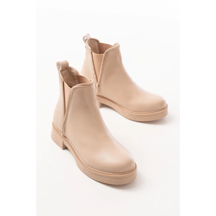 02-02 Nut Taş Aksesuarlı Lastikli Günlük Kadın Bot