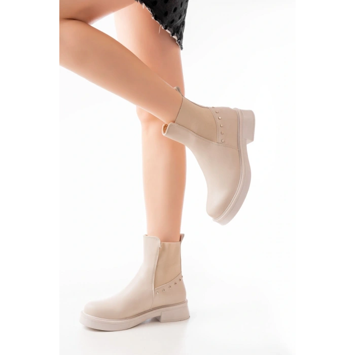 02-2005 Bej Lastikli Günlük Kadın Bot