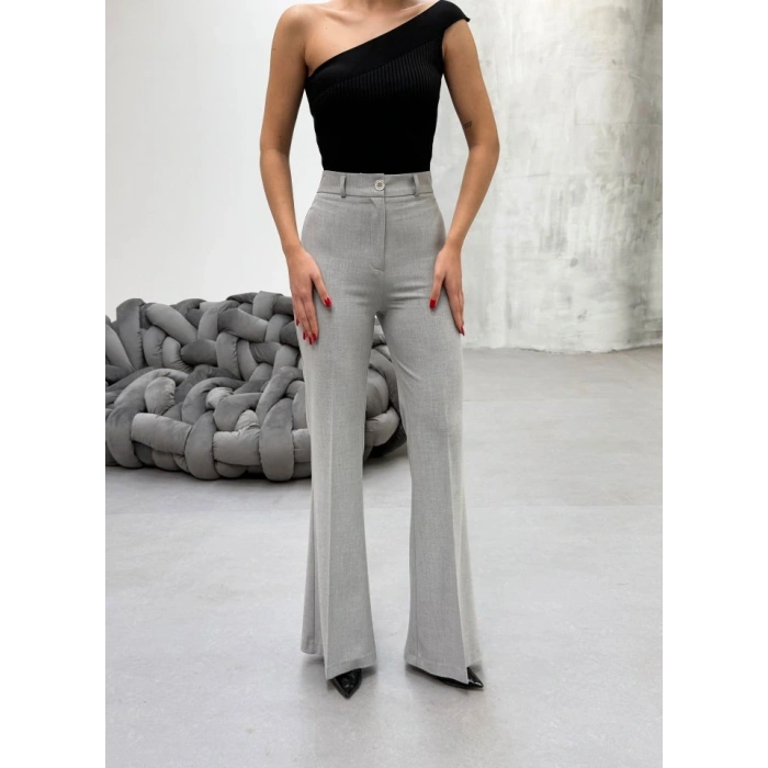 230 Gr Poly Viscose Full Lycra İspanyol Paça Pantolon