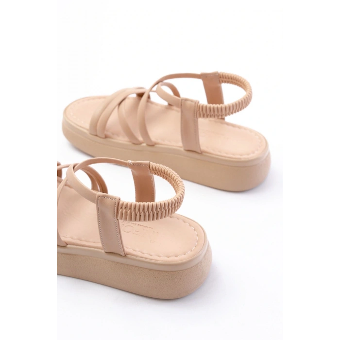 24413-841 Nut Dolgu Topuk Kadın Sandalet