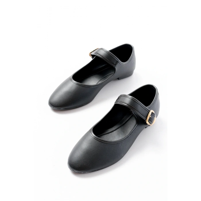 2606 Siyah Baretli Günlük Bayan Ayakkabı