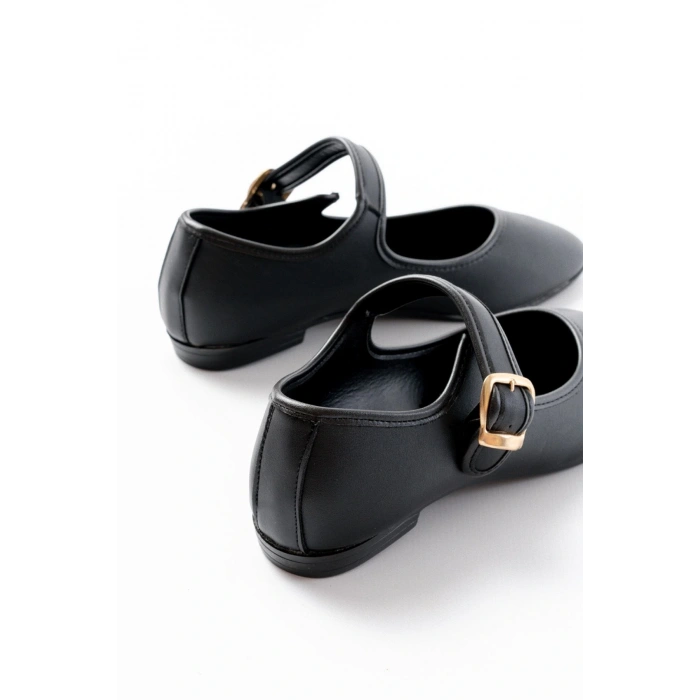 2606 Siyah Baretli Günlük Bayan Ayakkabı