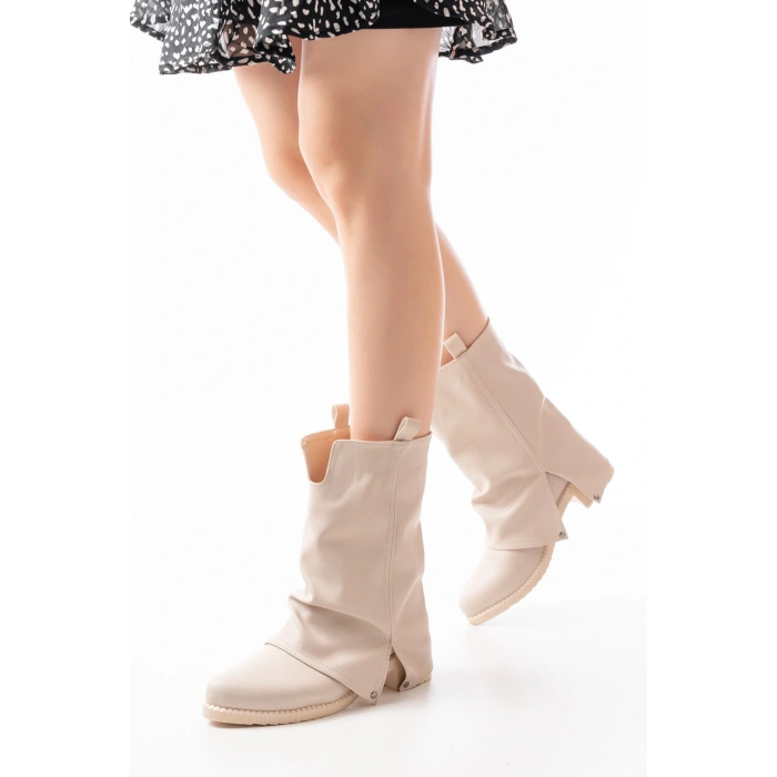 270-3045 Bej Günlük Kadın Bot