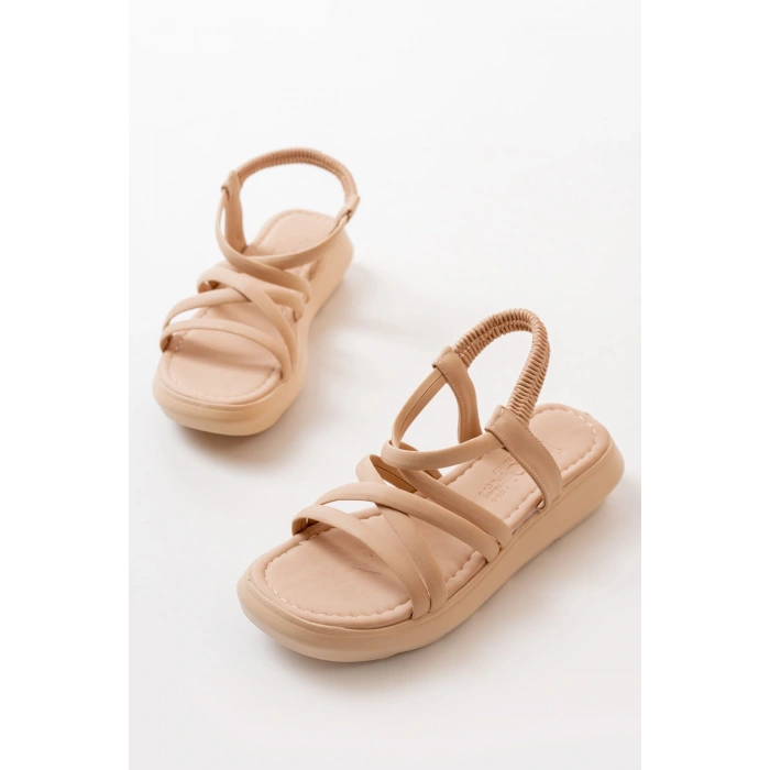 841-841 Nut Lastikli Günlük Kadın Sandalet
