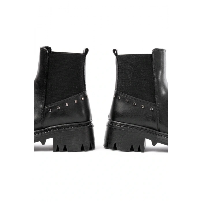 868-2005 Siyah Lastikli Günlük Kadın Bot