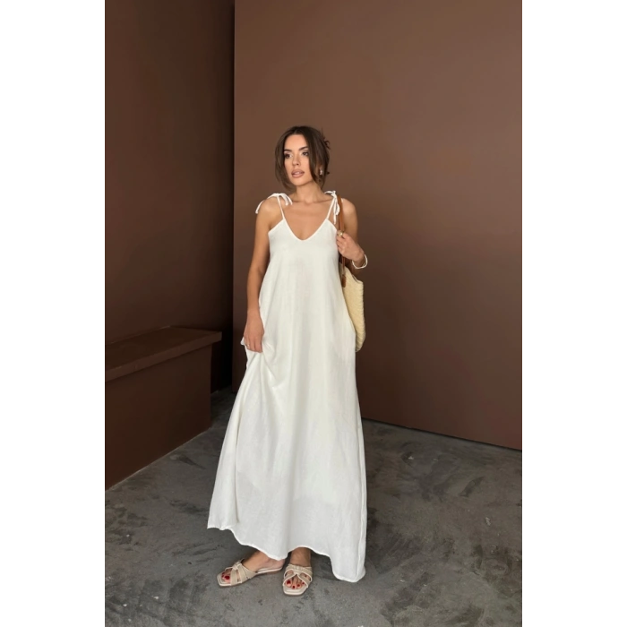 AKILI UZUN ALAŞ MÜLİN ELBİE  Beyaz