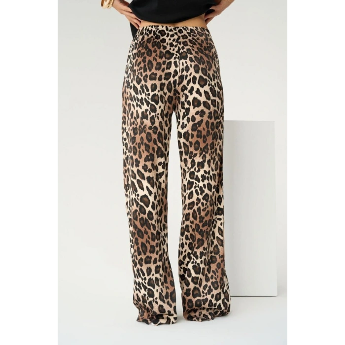 Lastikli Pantolon  Leopar