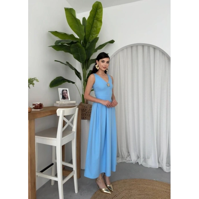 ate Yıldız Detaylı Elbise