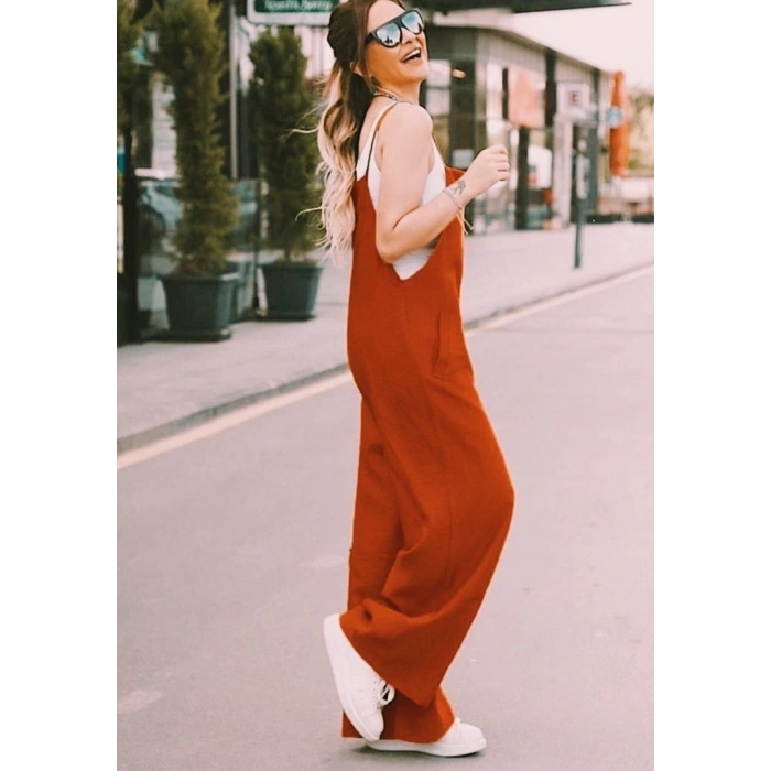 Atlet Dahil Aerobin Kumaş Tulum