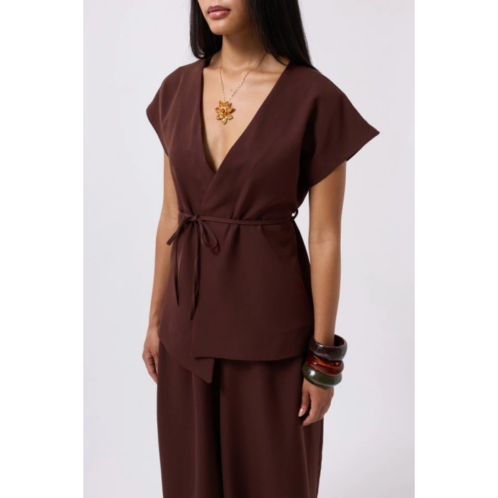 Bağcık Detay Yelek