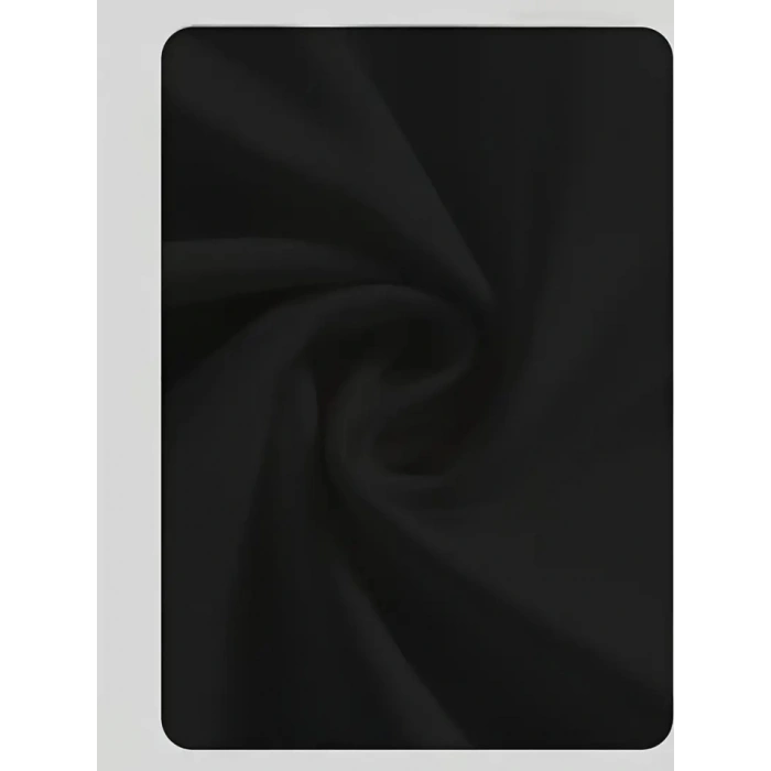 Baskılı Oversize Bisiklet Yaka Tshirt  iyah