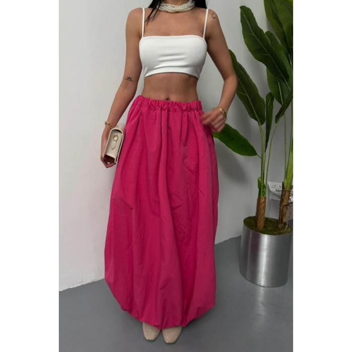 BE ATİKİ BAON ETEK ŞANE BOY OFT KUAŞ  Fuşya