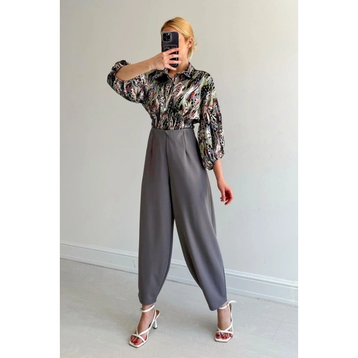 Beli Lastikli aten Gömlek  Yeşil