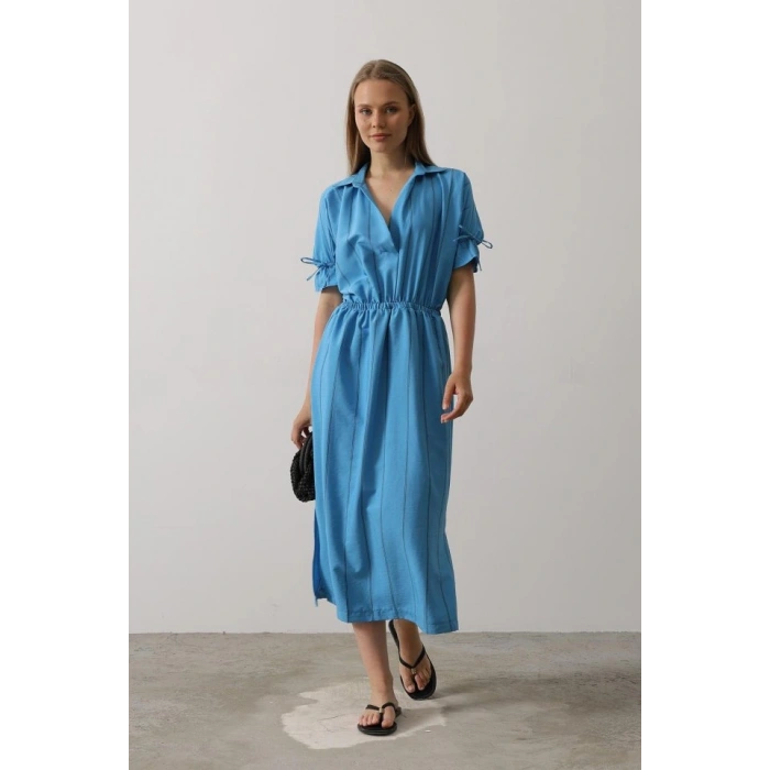 Beli astikli Elbise  avi