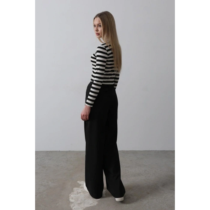 Beli Yarım astikli Palazzo Pantolon  iyah