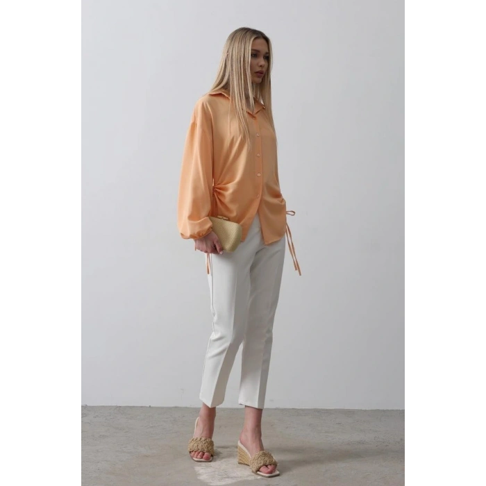 Biye Detaylı Ayrobin Gömlek  omon