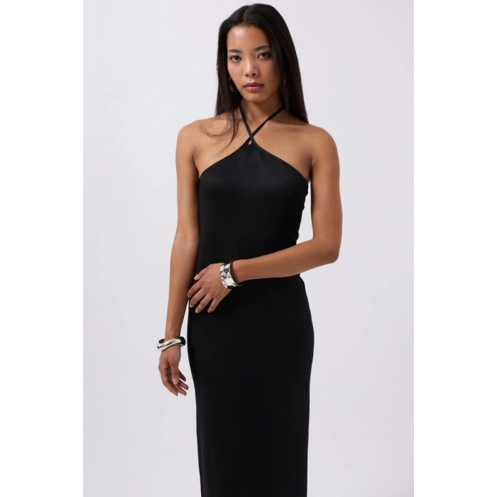 Çapraz Askılı axi Elbise