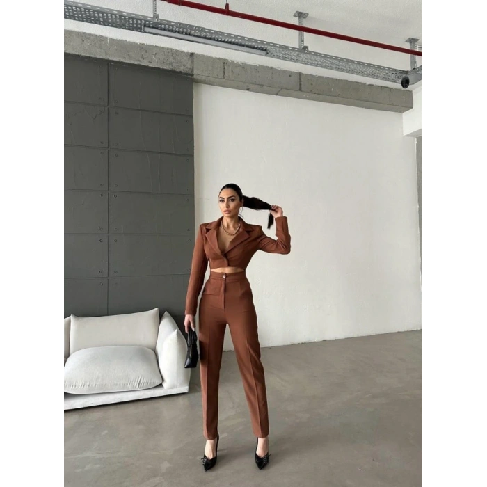 CEKET YAKA BE DEKOTEİ TUUM  Acı Kahve