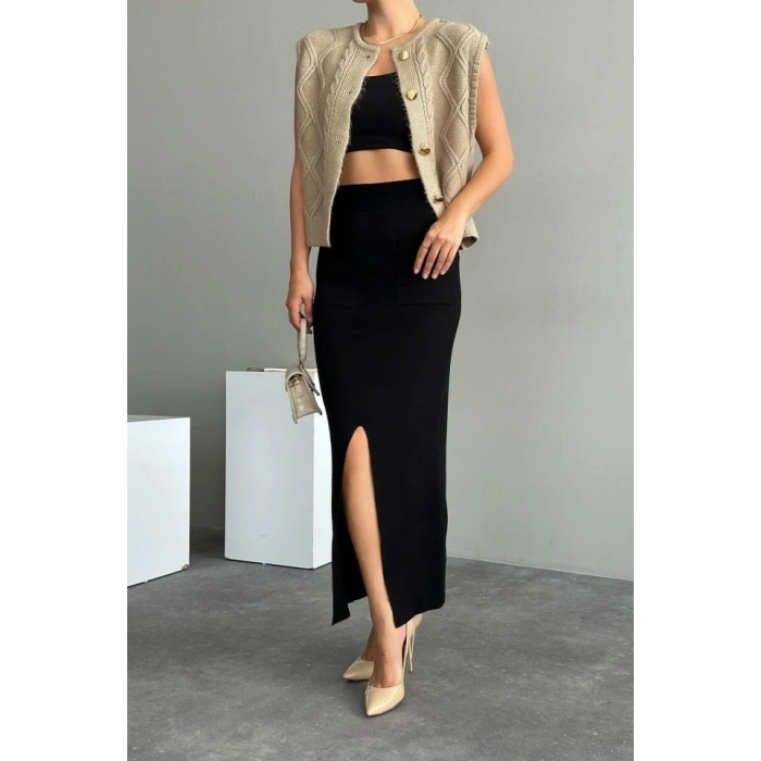 Cepli Etek  Siyah