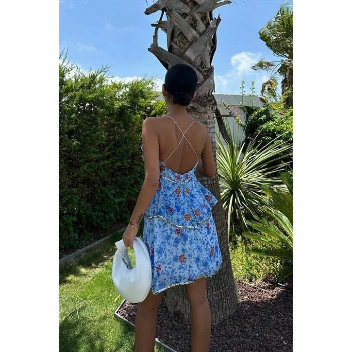 Cheryl Gold Pul Detaylı Elbise 247508