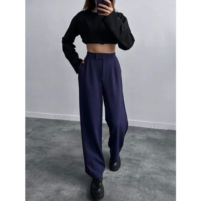 Cırtlı palazzo pantolon