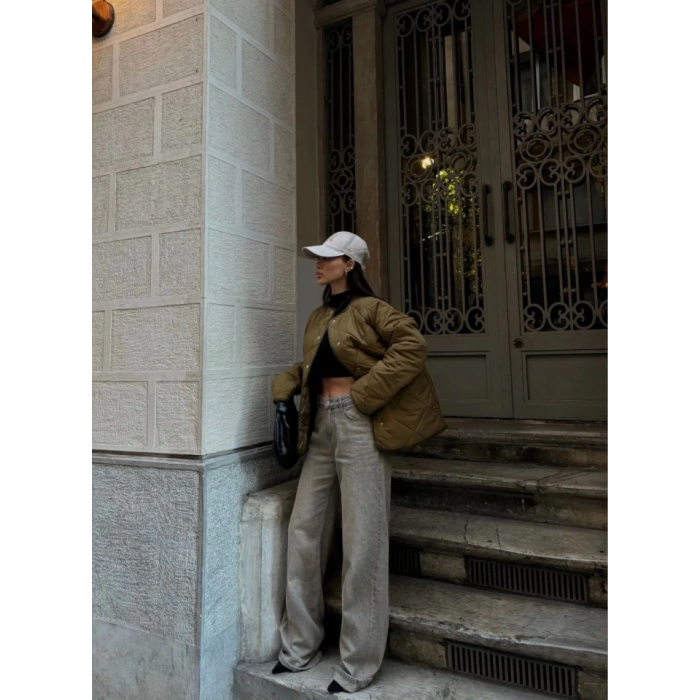 Cıt Cıt Detaylı Çepli Ceket ont Kahve