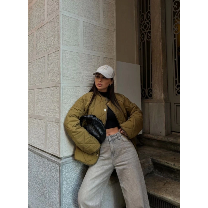 Cıt Cıt Detaylı Çepli Ceket ont Kahve