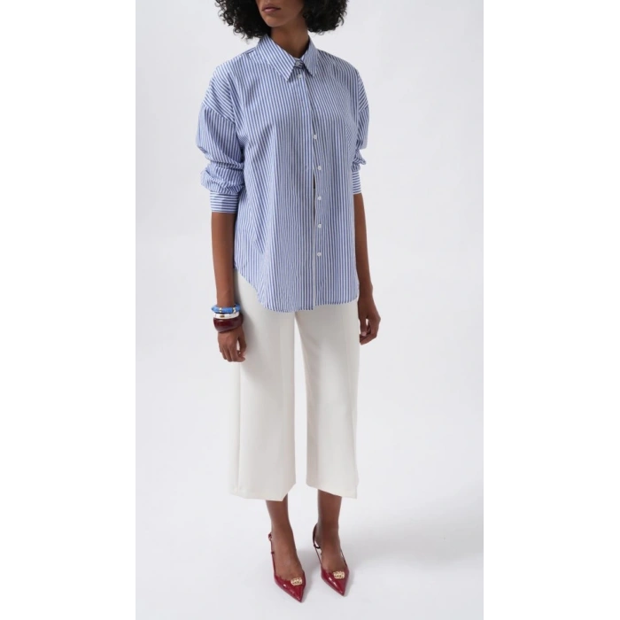 Çizgili Basic Gömlek