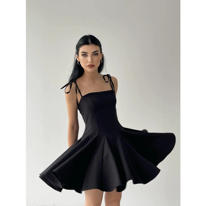 Clara Askılı Mini Elbise