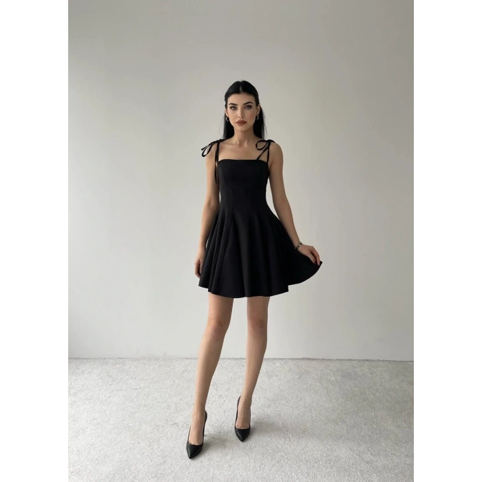Clara Askılı Mini Elbise